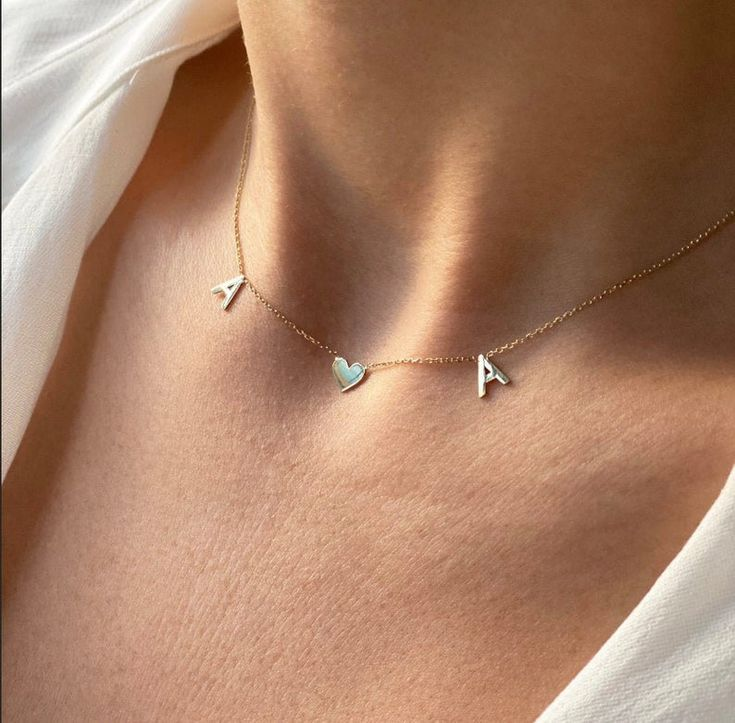 Couple Initials Necklace