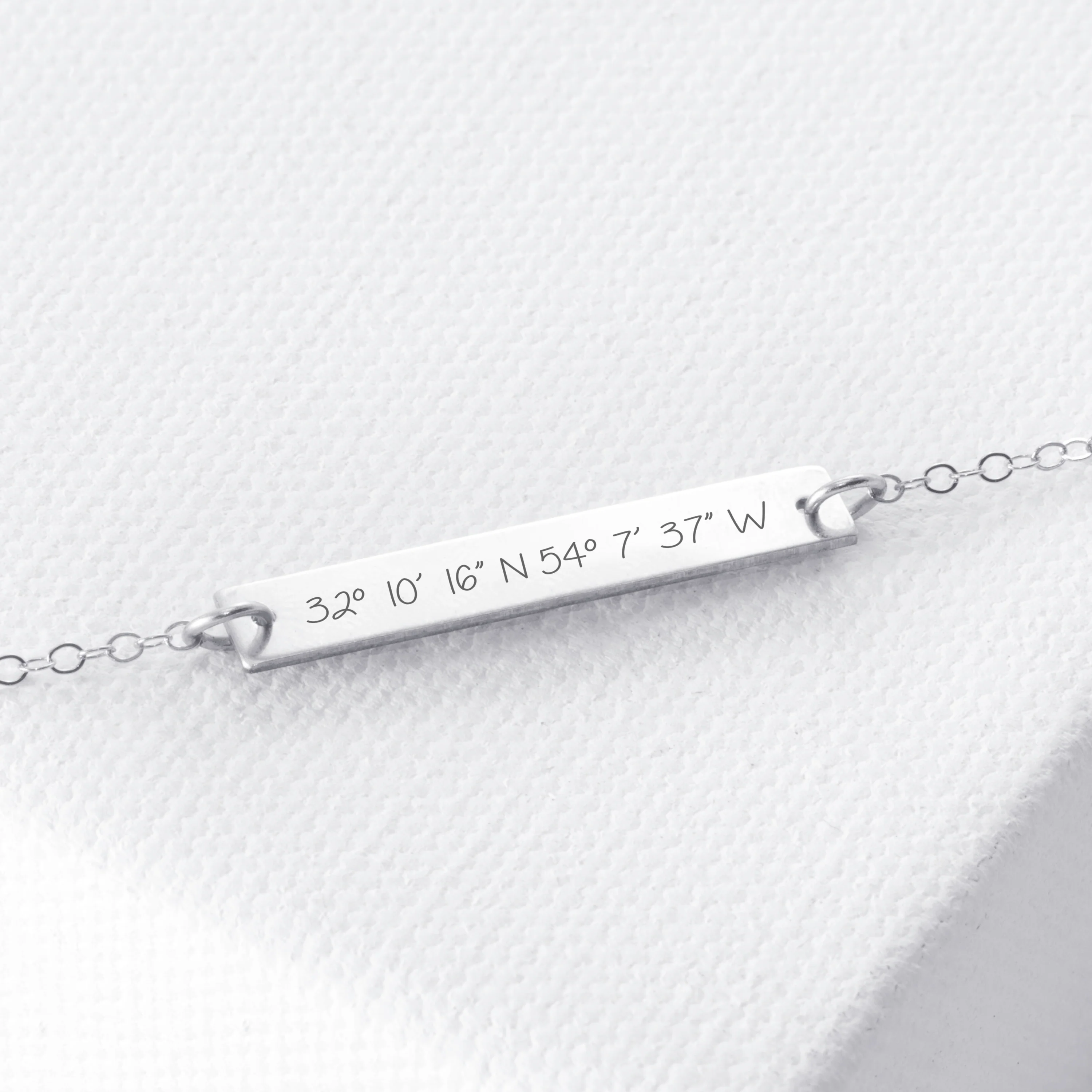 Custom Coordinates Bracelet