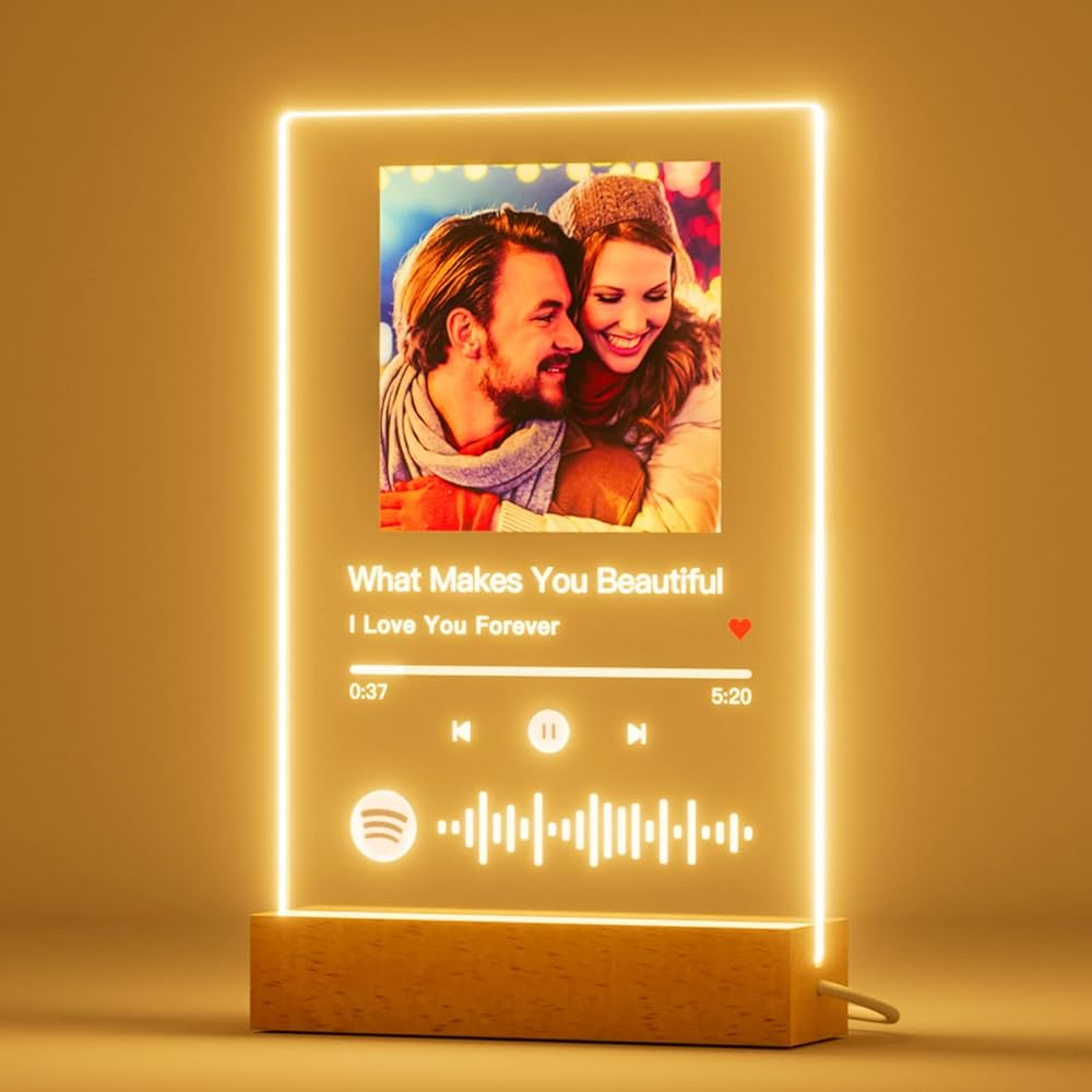 Customized Spotify Plaque