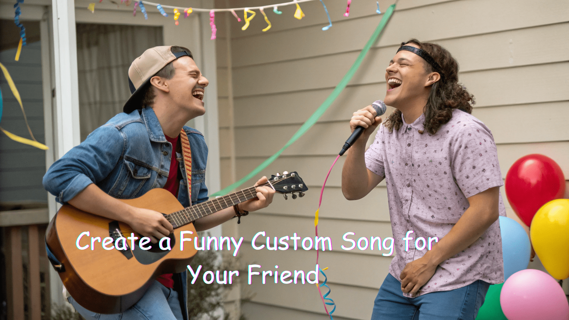 Funny Custom Song for Your Friend